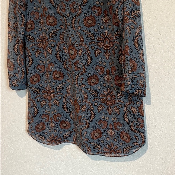 CAbi Long Sleeve Printed Collared Dress - Picture 3 of 7